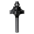 Carb-I-Tool T 610 B - 6.35 mm (1/4”) Shank 7.9mm Rad 2 Flute Beading Bits w/ Ball Bearing Guide